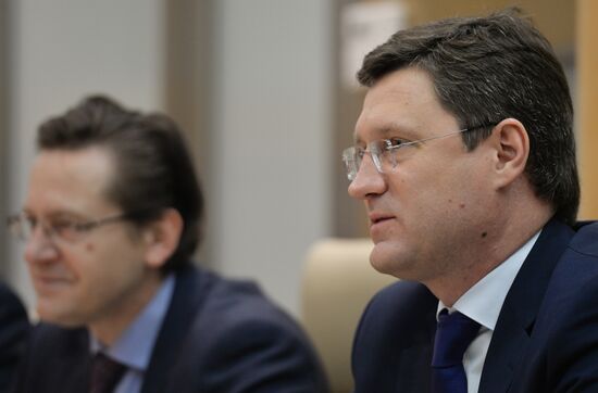 Alexander Novak meets with Pavol Pavlis in Moscow