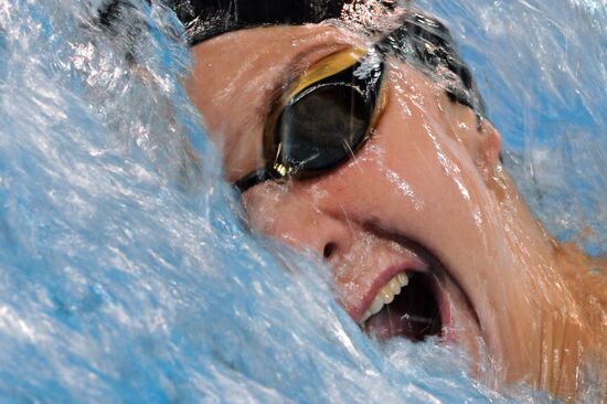 Swimming. FINA World Short Course Championships. Day three