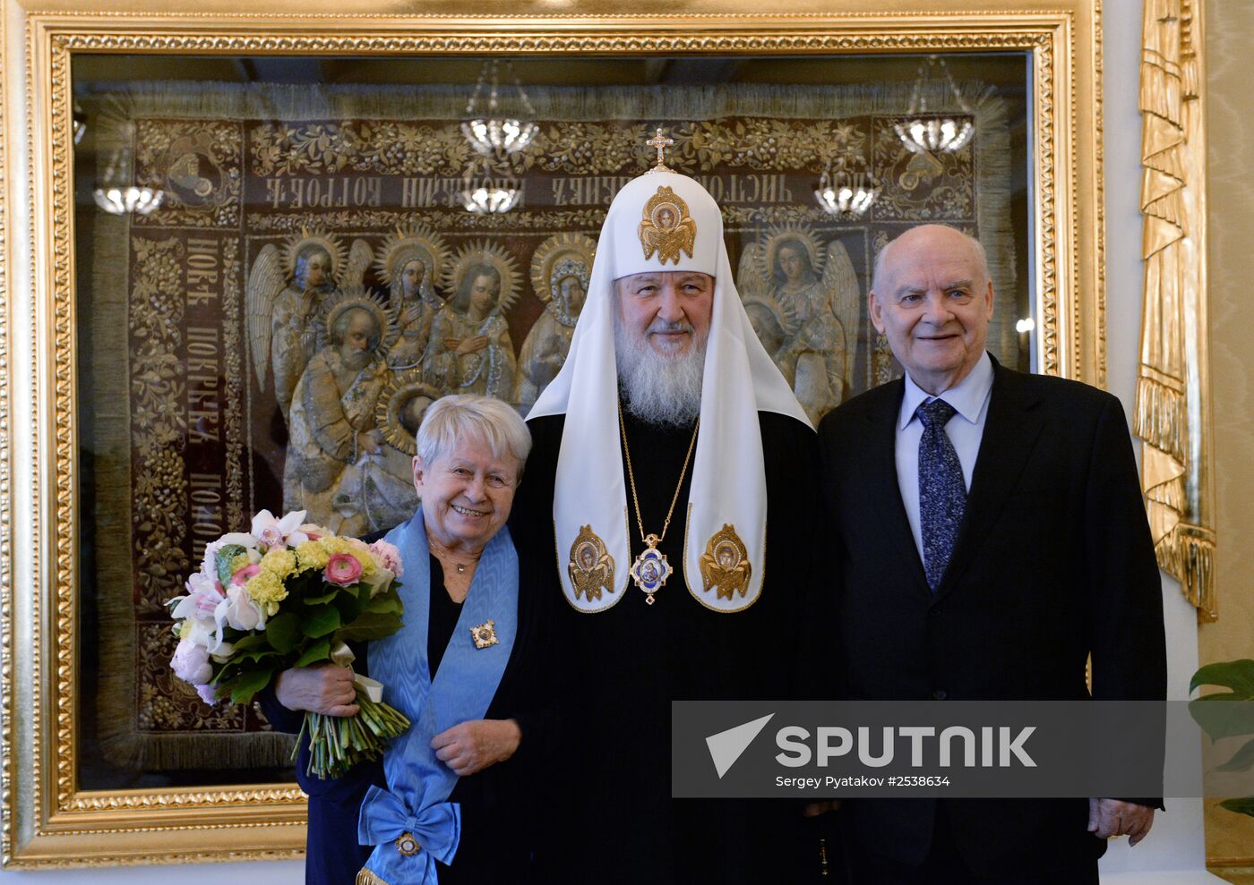 Patriarch Kirill awarded Princess Olga Order to compser Aleksandra Pakhmutova