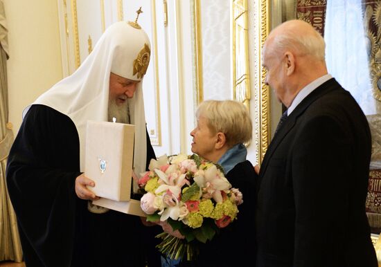 Patriarch Kirill awarded Princess Olga Order to compser Aleksandra Pakhmutova