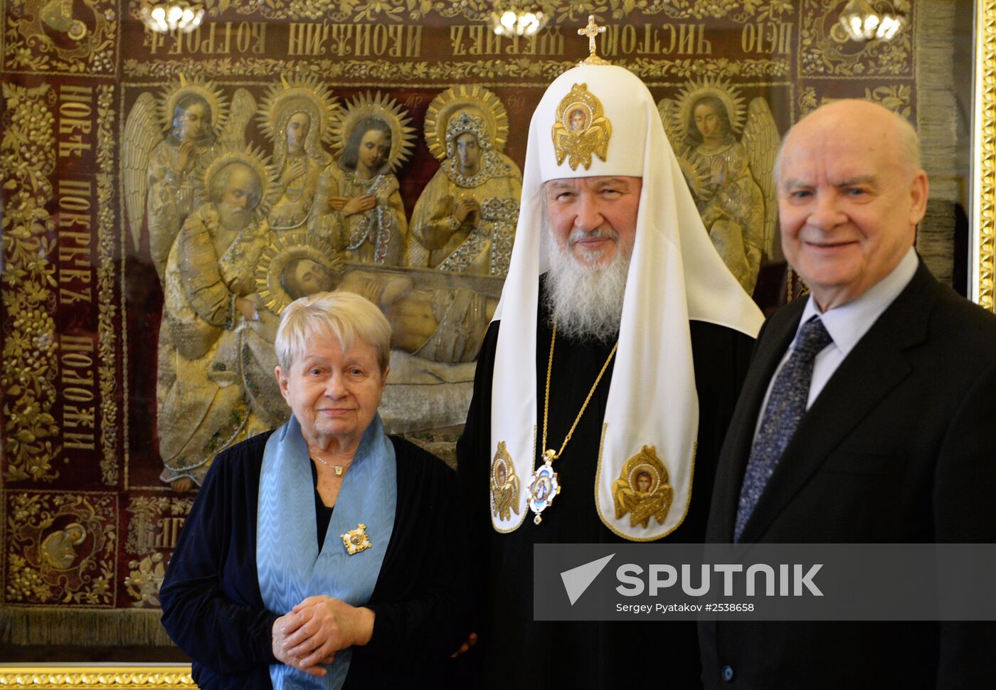 Patriarch Kirill awarded Princess Olga Order to compser Aleksandra Pakhmutova