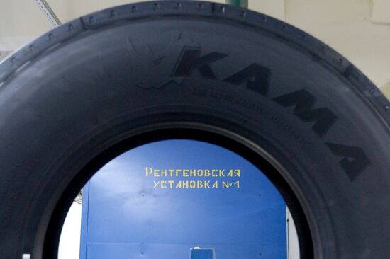 Tire production at Nizhnekamskshina factory