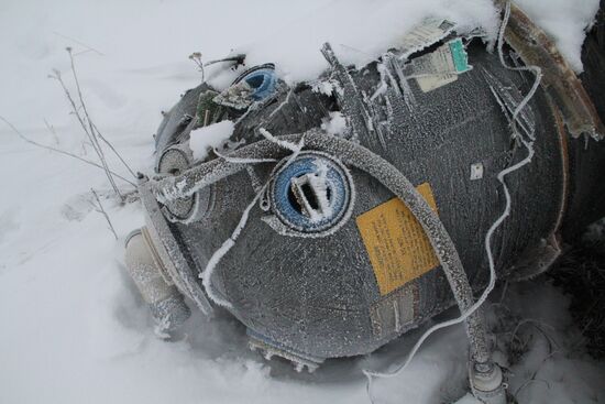 Wreckage of the Malaysian Boeing 777