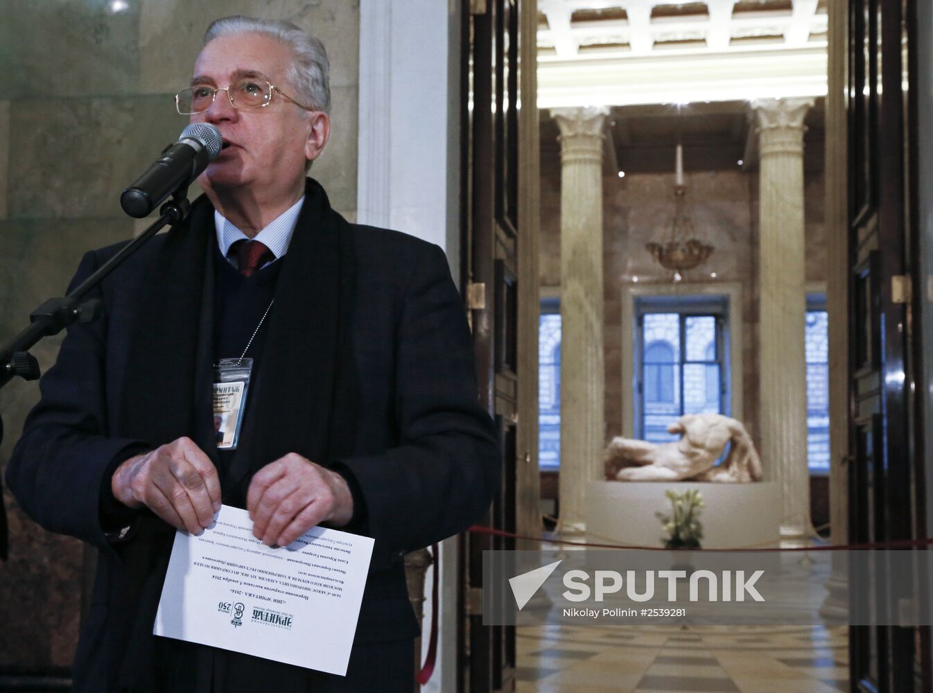 Statue of river god Ilissos from Parthenon is displayed at Hermitage for first time