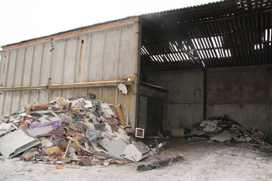 Wreckage of the Malaysian Boeing 777