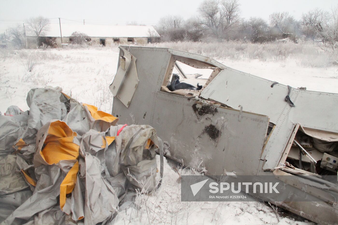 Wreckage of the Malaysian Boeing 777