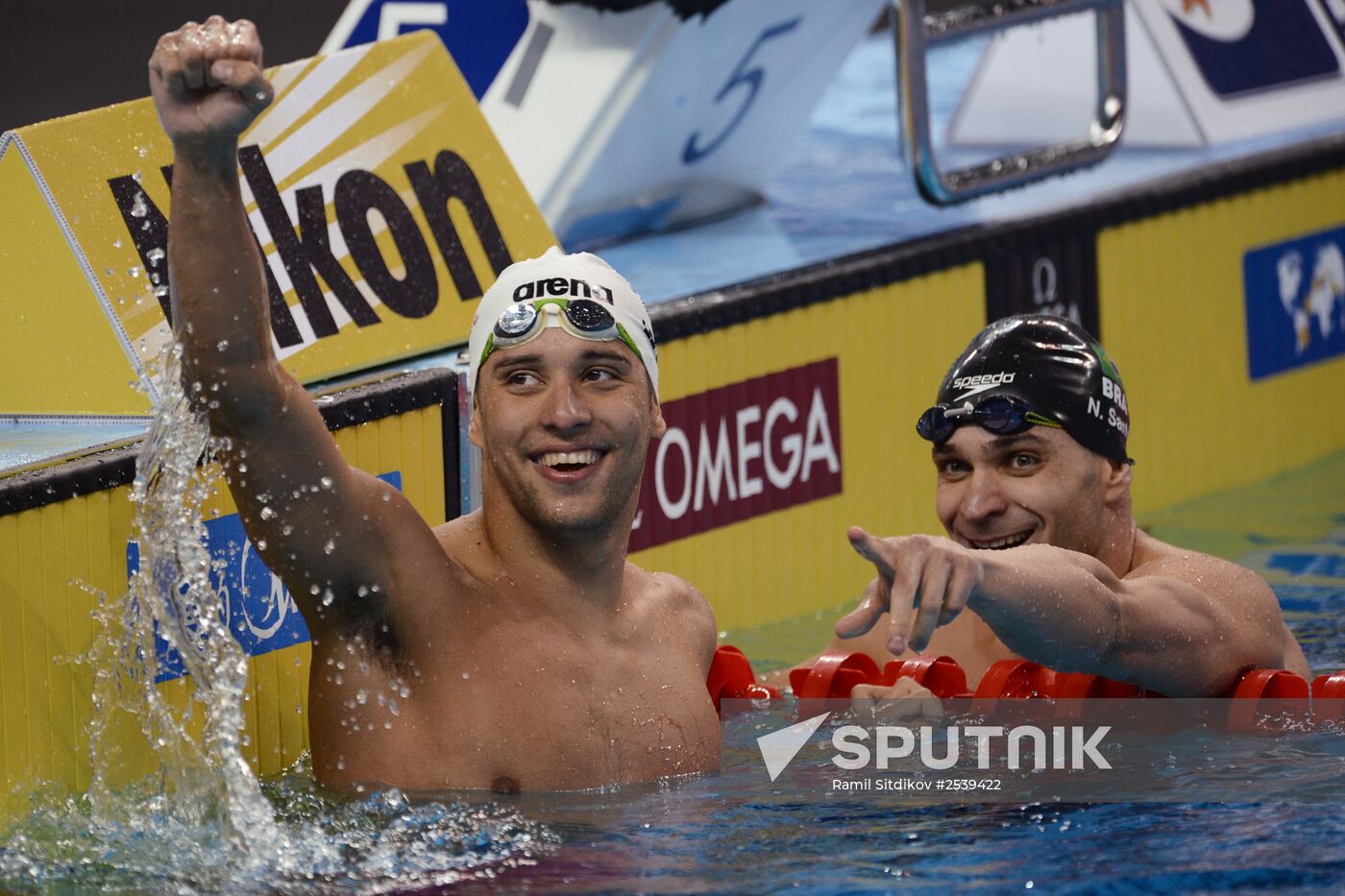 FINA World Swimming Championships (25 m). Day Four