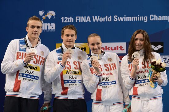 FINA World Swimming Championships (25 m). Day Four
