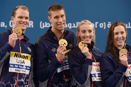 FINA World Swimming Championships (25 m). Day Four