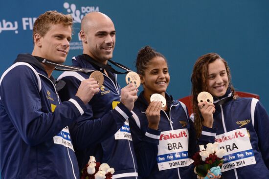 FINA World Swimming Championships (25 m). Day Four