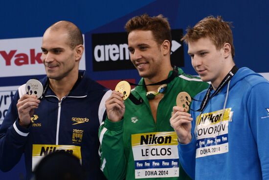 FINA World Swimming Championships (25 m). Day Four