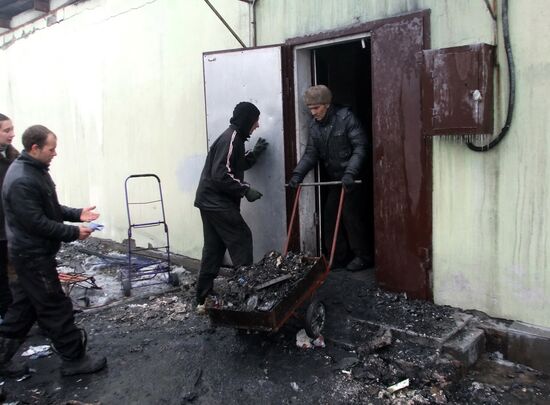 Consequences of shelling of Donetsk by Ukrainian security forces