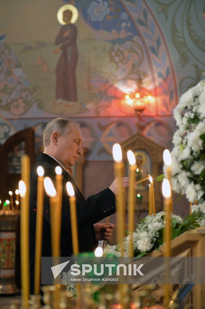 Vladimir Putin's working visit to Northwestern Federal District