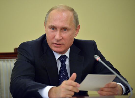 Vladimir Putin's working visit to Northwestern Federal District