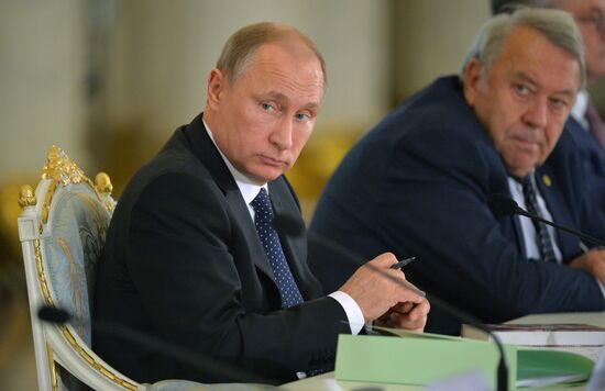 Vladimir Putin's working visit to Northwestern Federal District