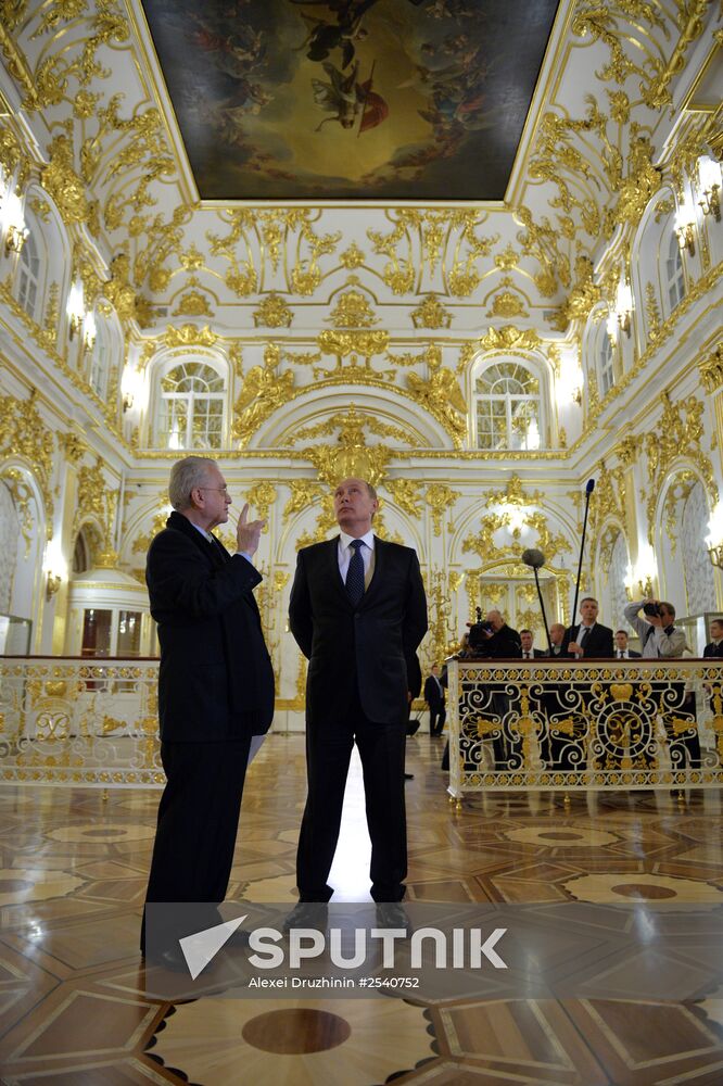 Vladimir Putin's working visit to Northwestern Federal District