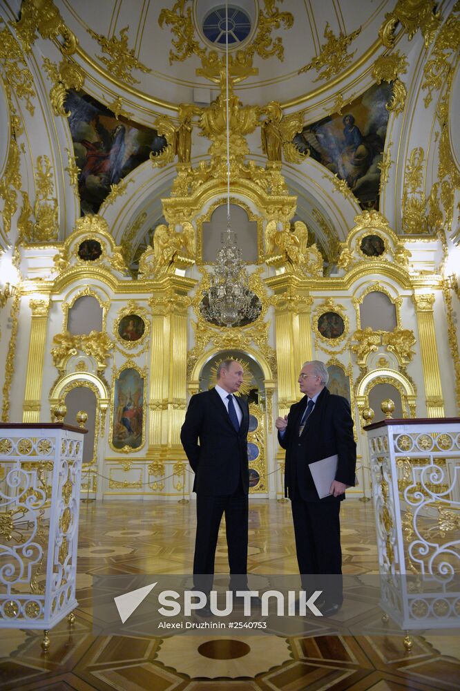 Vladimir Putin's working visit to Northwestern Federal District