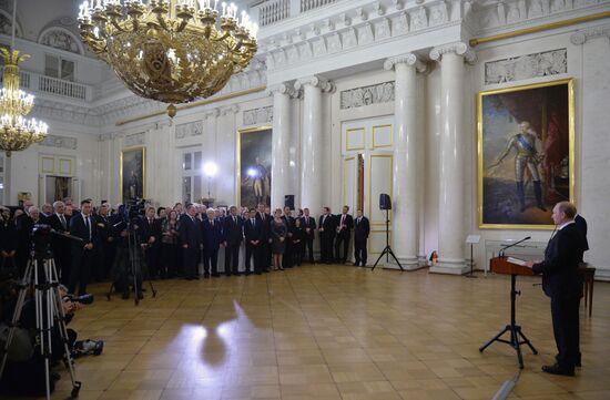 Vladimir Putin's working visit to Northwestern Federal District