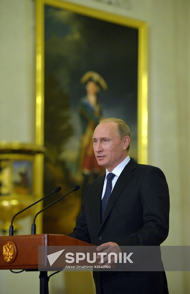 Vladimir Putin's working visit to Northwestern Federal District