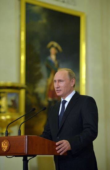 Vladimir Putin's working visit to Northwestern Federal District