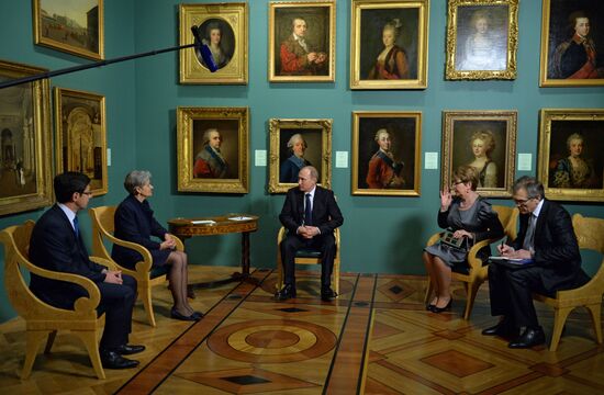 Vladimir Putin's working visit to Northwestern Federal District