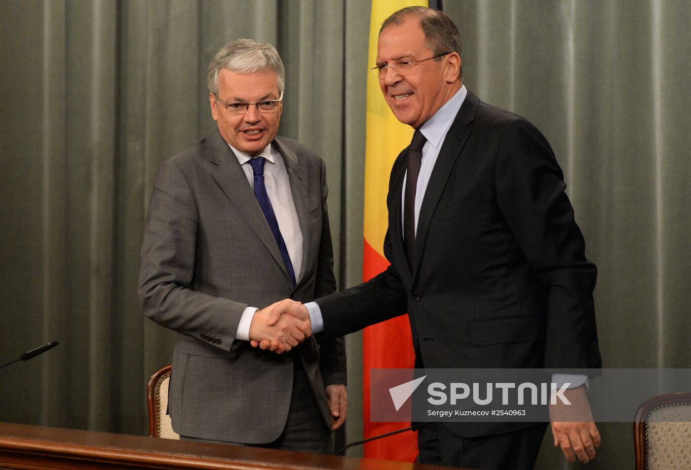 Sergei Lavrov meets with Didier Reynders