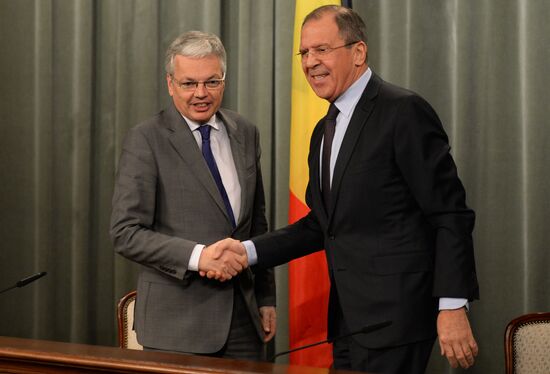 Sergei Lavrov meets with Didier Reynders