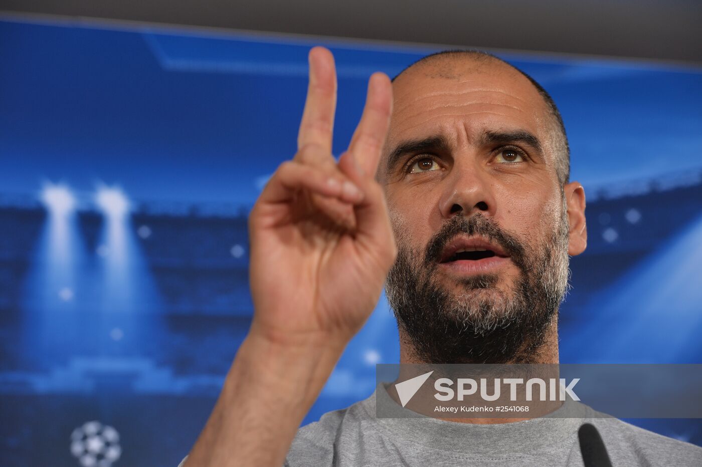 Football. Champions League. FC Bavaria on training session