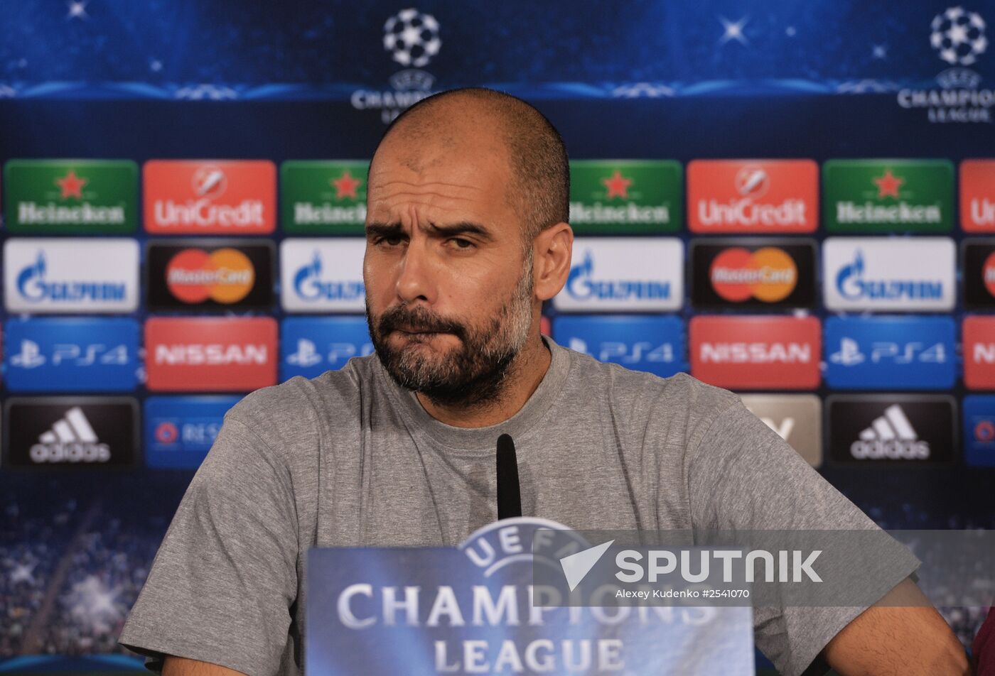 Football. Champions League. FC Bavaria on training session