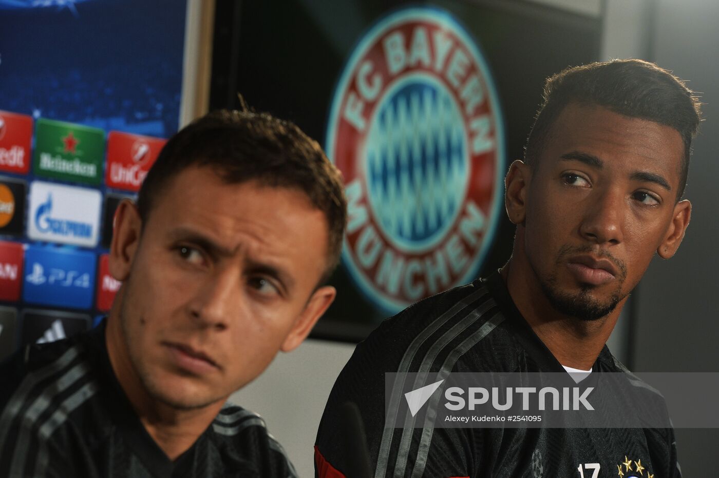 Football. Champions League. FC Bavaria on training session