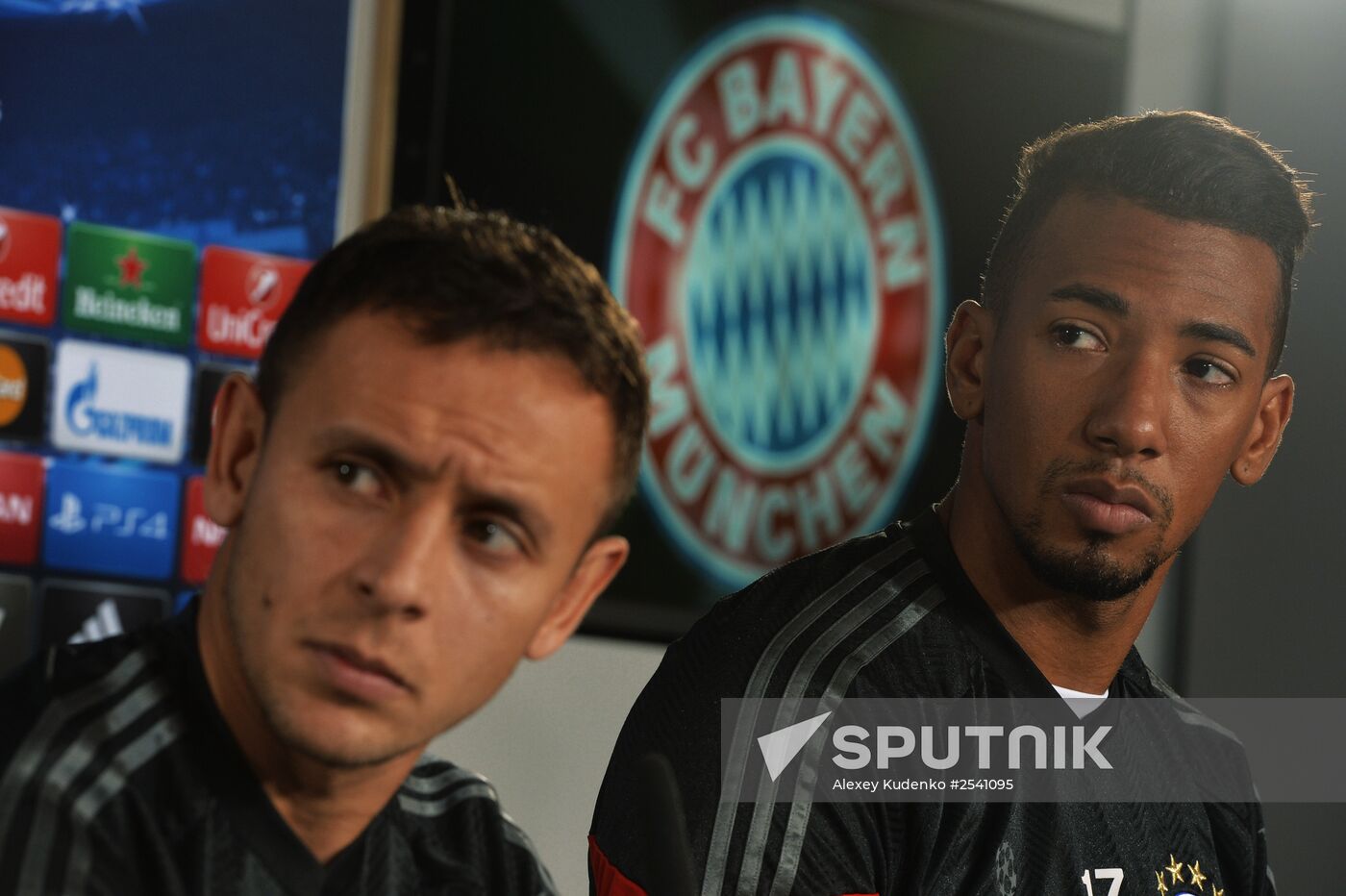 Football. Champions League. FC Bavaria on training session