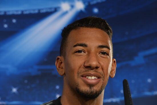 Football. Champions League. FC Bavaria on training session