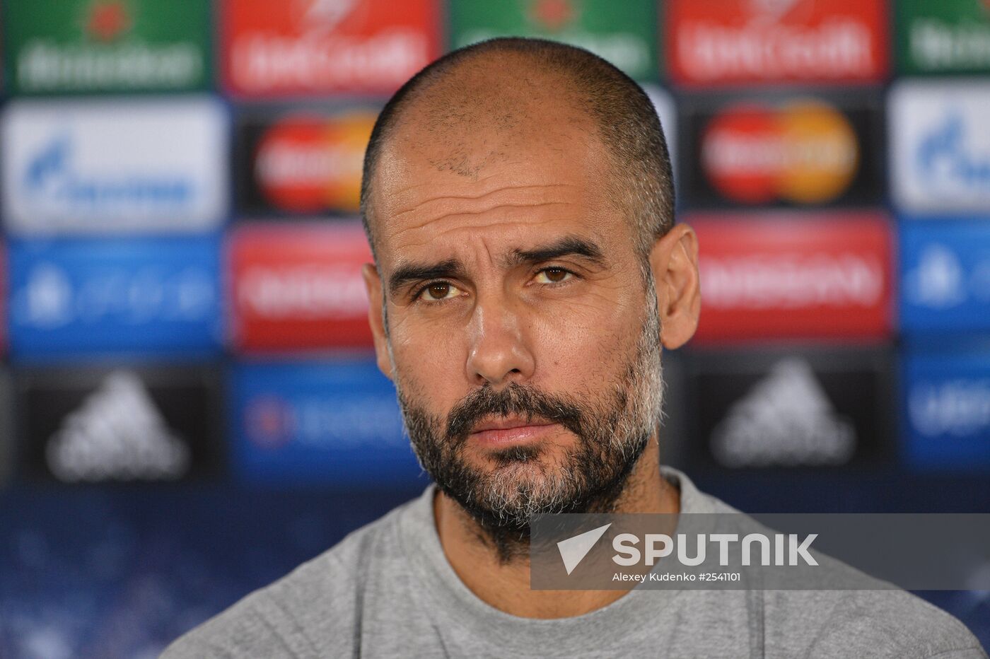 Football. Champions League. FC Bavaria on training session