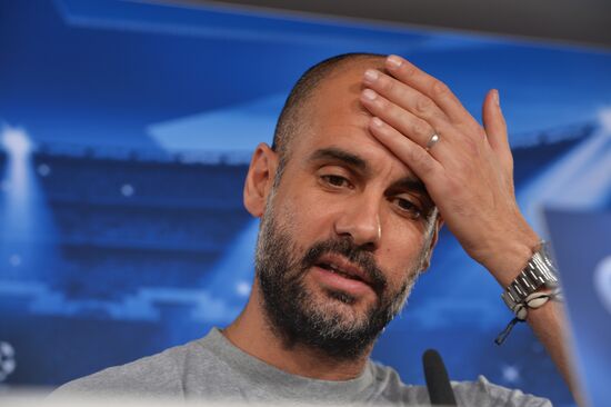 Football. Champions League. FC Bavaria on training session