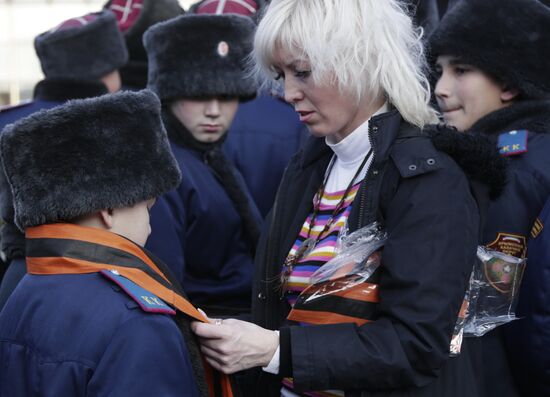 Heroes of the Fatherland Day celebrated in Simferopol