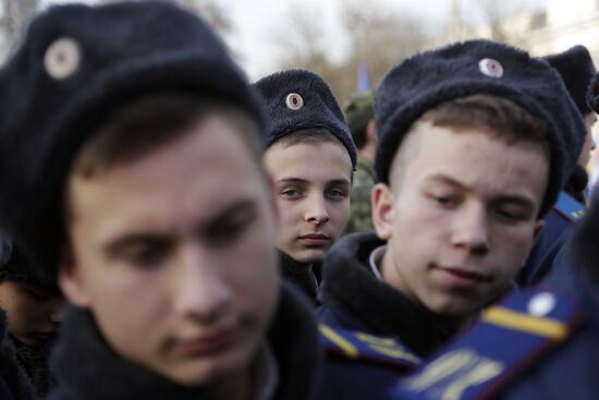 Heroes of the Fatherland Day celebrated in Simferopol