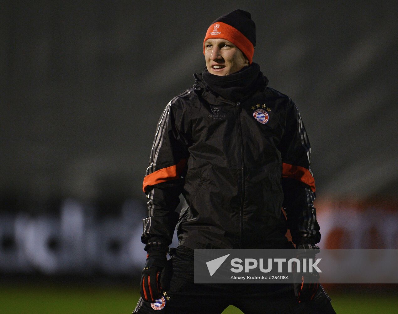 Football. UEFA Champions League. Training session of FC Bayern Munich