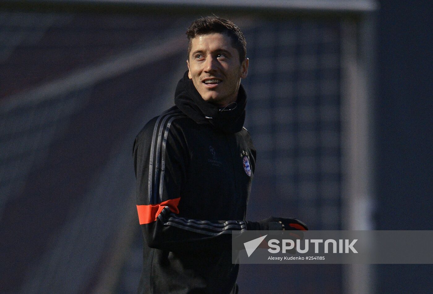 Football. UEFA Champions League. Training session of FC Bayern Munich