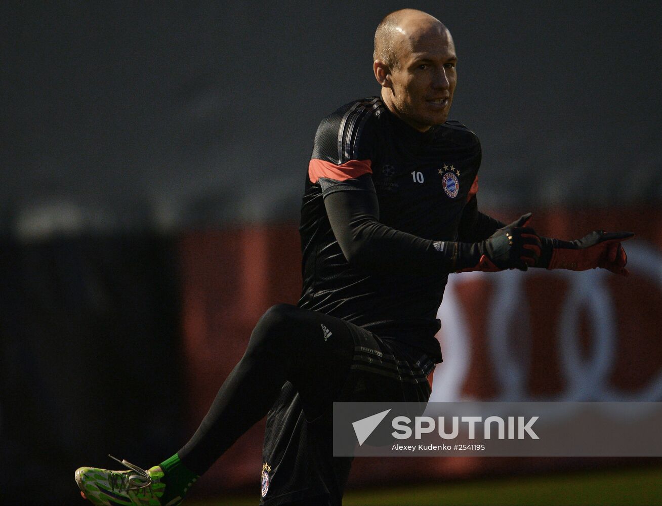 Football. UEFA Champions League. Training session of FC Bayern Munich