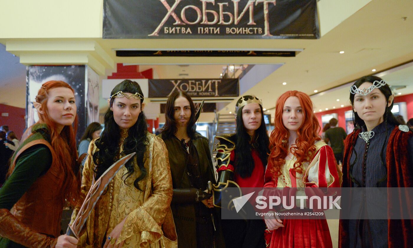 "The Hobbit: The Battle of the Five Armies" premieres in Moscow