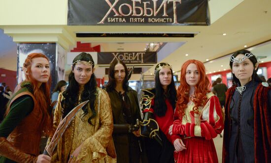 "The Hobbit: The Battle of the Five Armies" premieres in Moscow