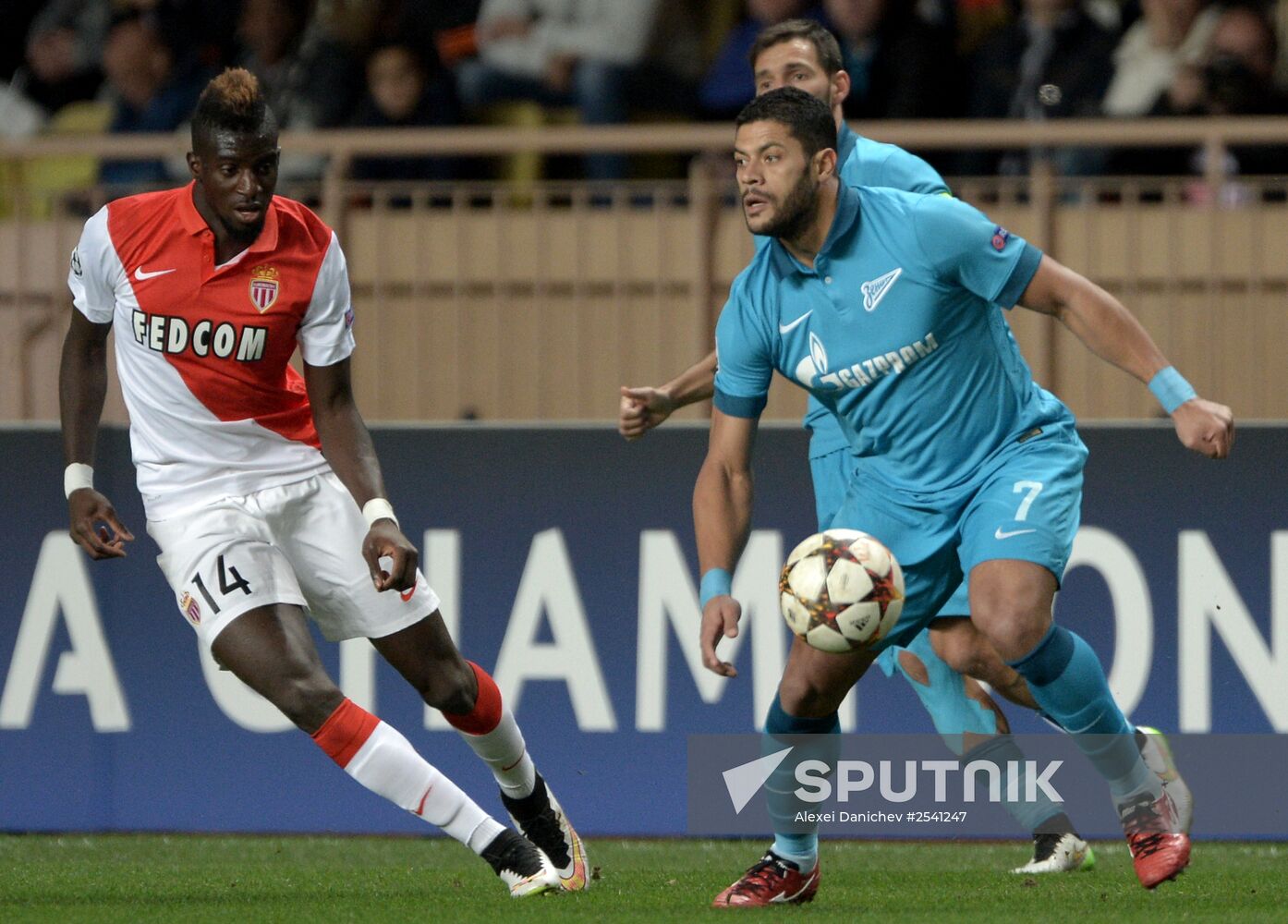 Football. UEFA Champions League. Monaco vs. Zenit