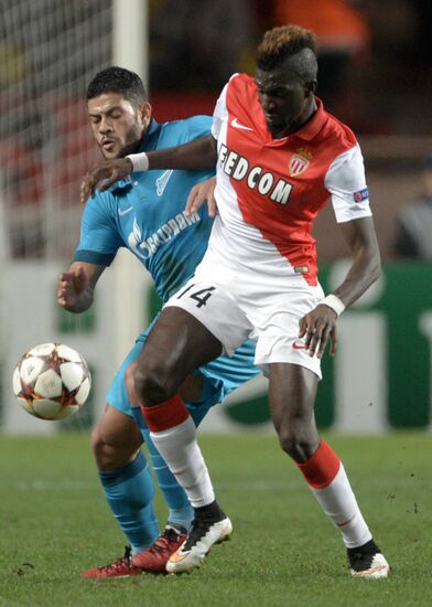 Football. UEFA Champions League. Monaco vs. Zenit