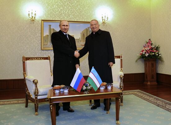 Vladimir Putin on official visit to Uzbekistan