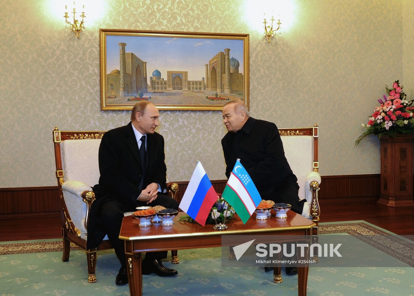 Vladimir Putin on official visit to Uzbekistan