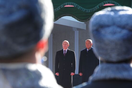 Vladimir Putin on official visit to Uzbekistan