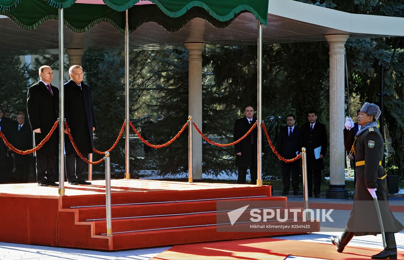 Vladimir Putin on official visit to Uzbekistan