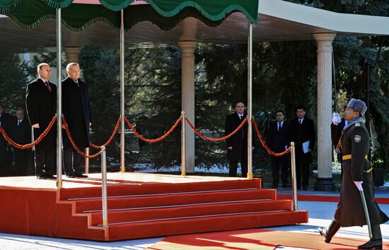 Vladimir Putin on official visit to Uzbekistan
