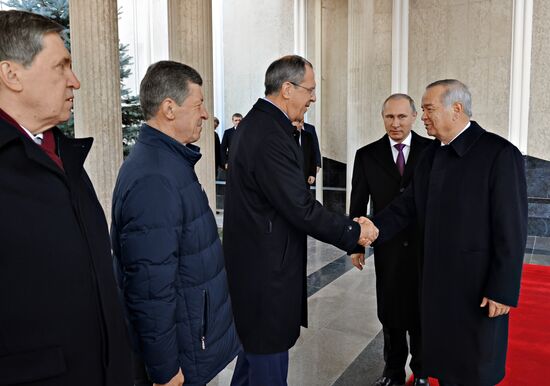 Vladimir Putin on official visit to Uzbekistan