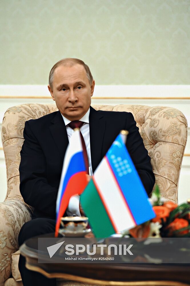 Vladimir Putin on official visit to Uzbekistan